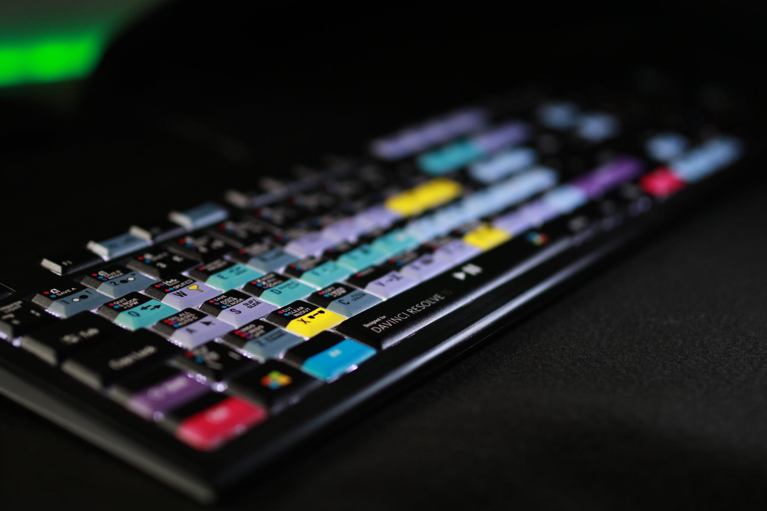 Clavier dédié DaVinci Resolve