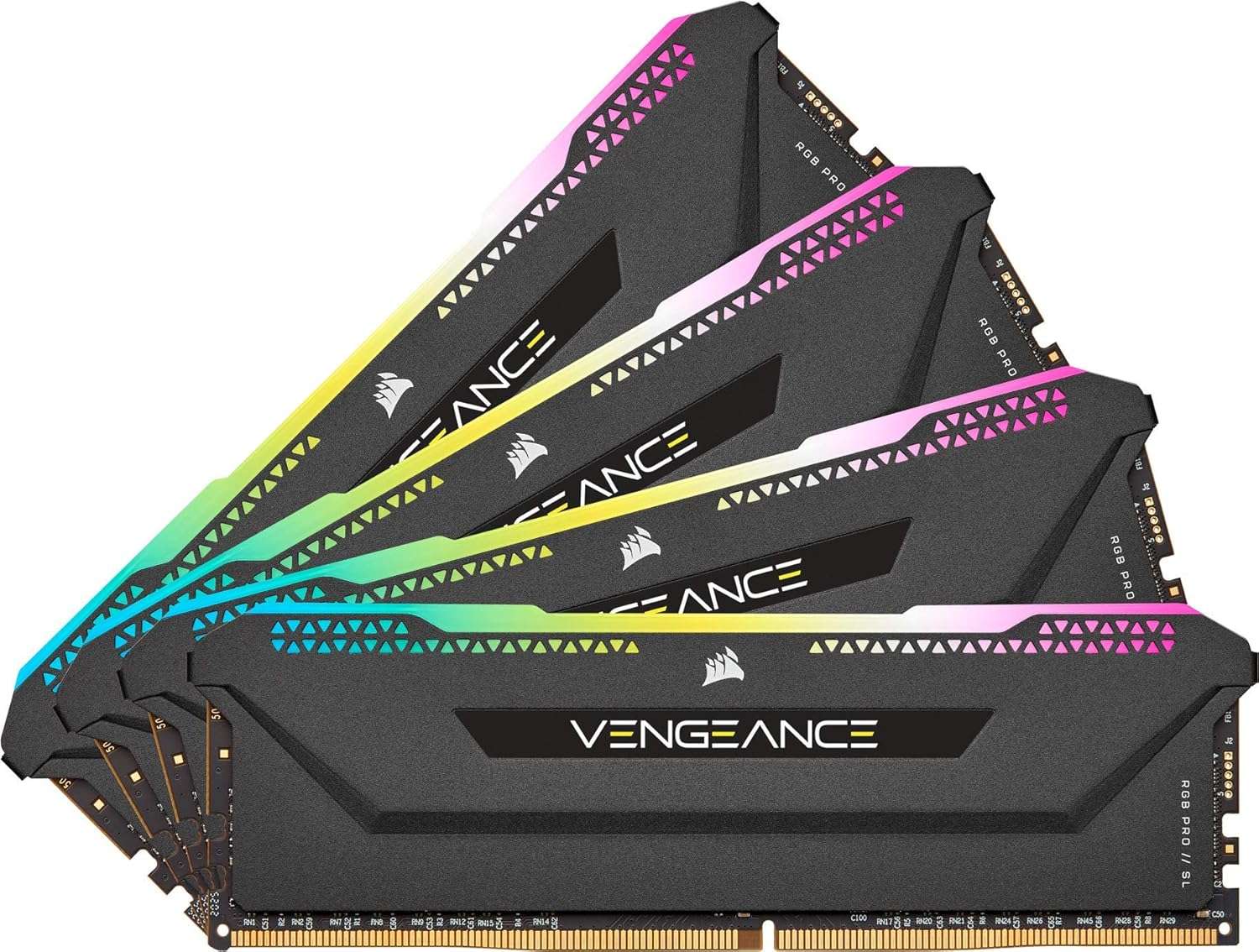 Corsair Barette mémoire, Rouge/Vert/Bleu, 128 Go (4 x 32Go)