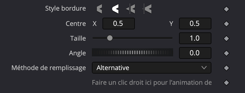 Animation masque Fusion