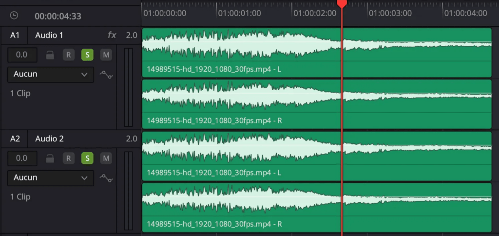 Bouton Solo pistes audio