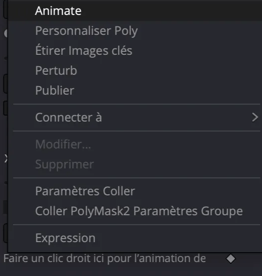 Bouton animation masque Fusion