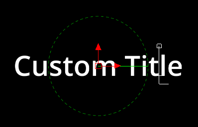 Modification texte affichage Fusion