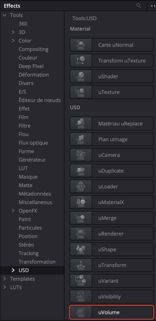 Noeud uVolume Fusion
