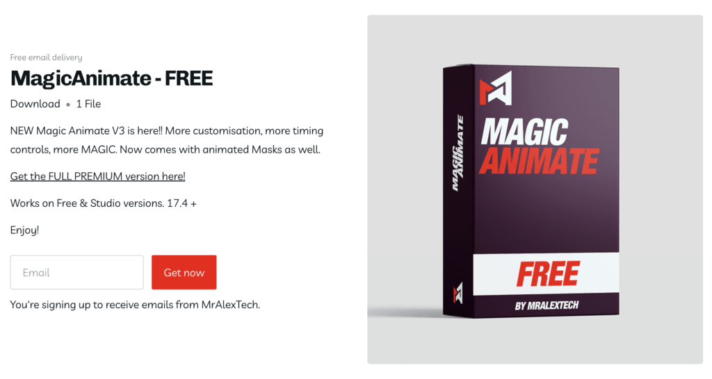Plugin Magic Animate gratuit