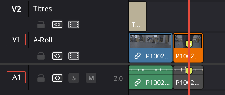 Clip mute timeline