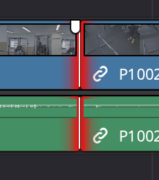 Point de montage dans timeline