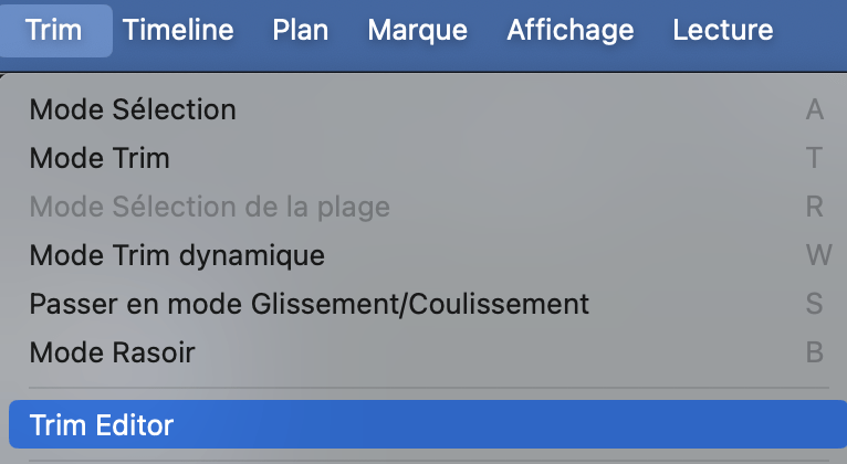 Trim Editor