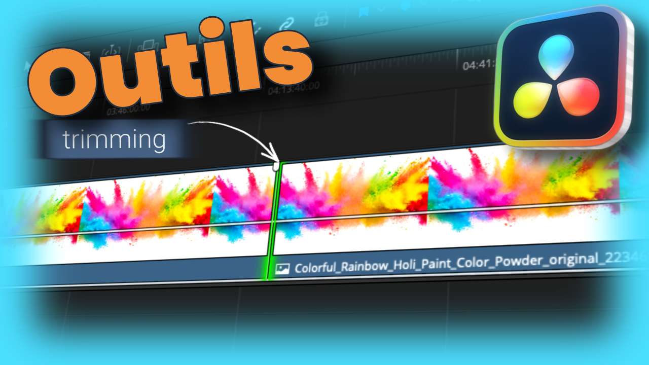 Les outils de trimming dans DaVinci Resolve